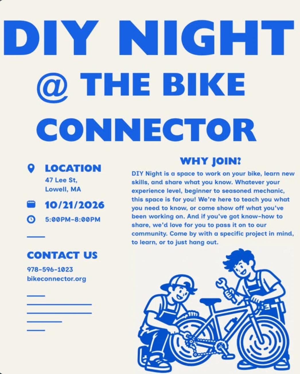 DIY Night at The Bike Connector
