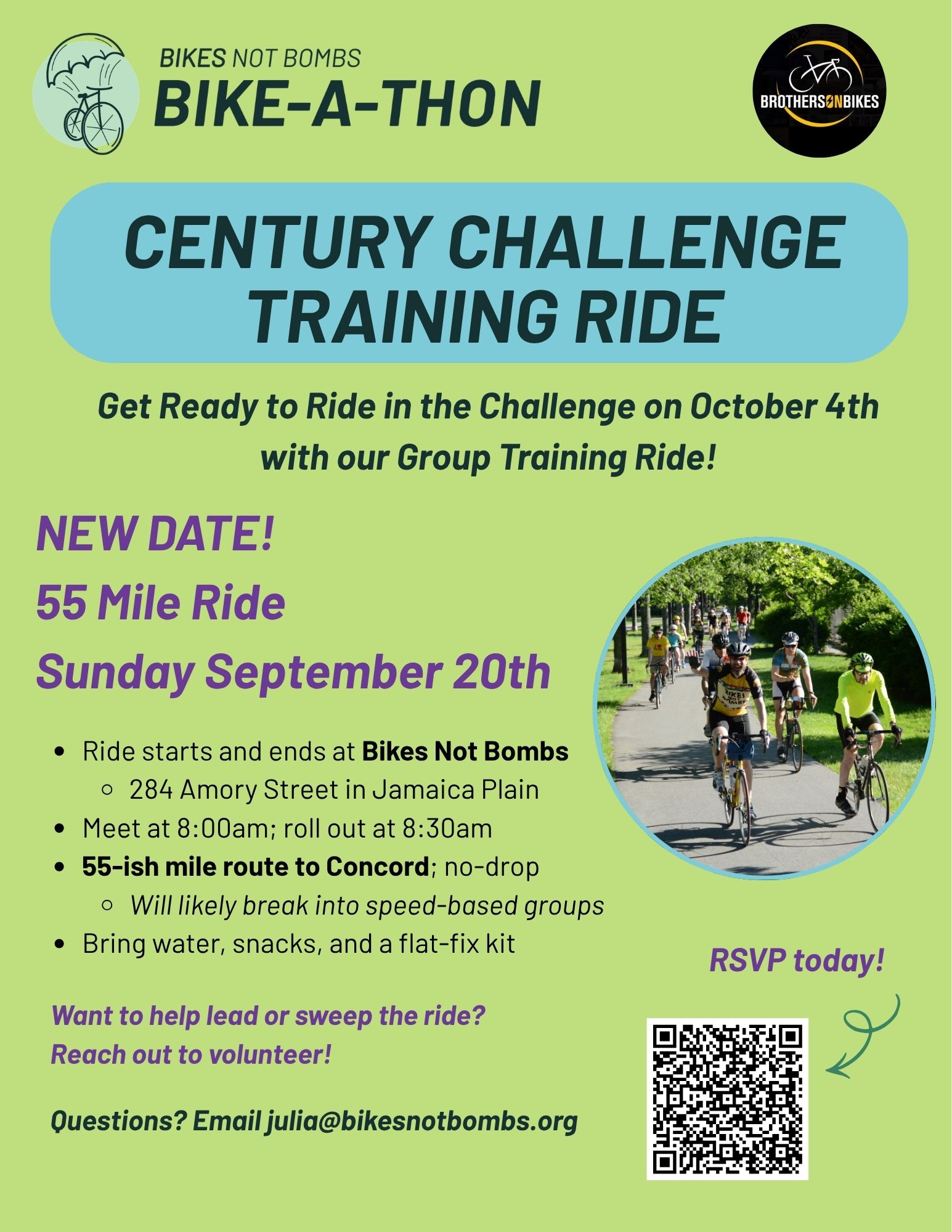 Century Challenge Training Ride