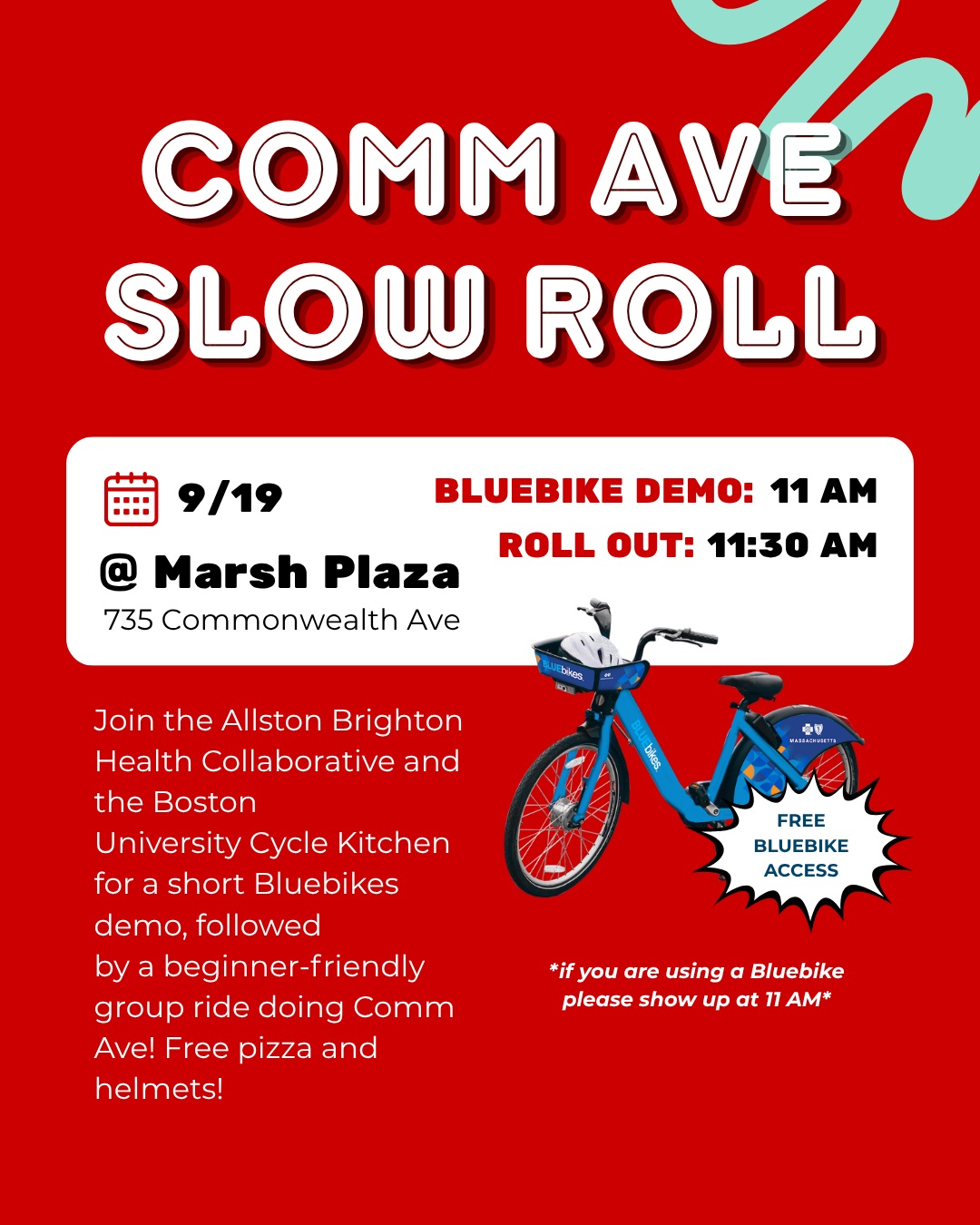 Comm Ave Slow Roll