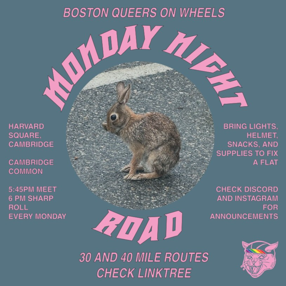Queers on Wheels Monday Night Rides