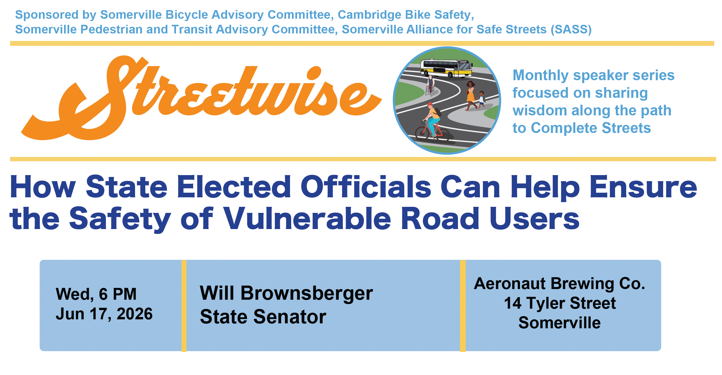 Streetwise Talks: Elected Officials help ensure VRU safety