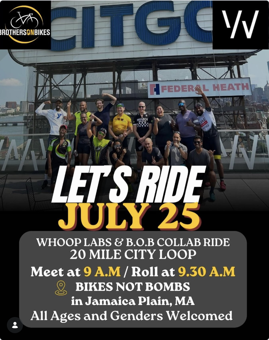 Let's Ride – WHOOP Labs & B.O.B. Collab Ride