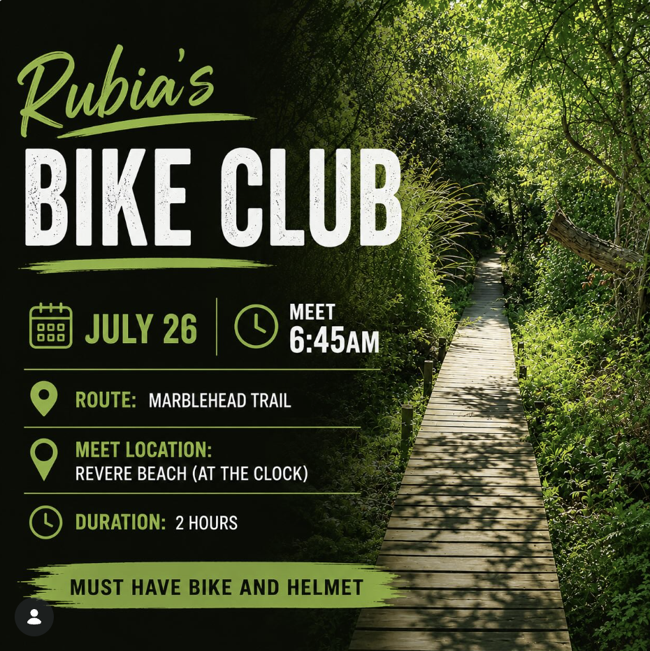 Rubia's Bike Club: Revere Beach -> Marblehead Trail