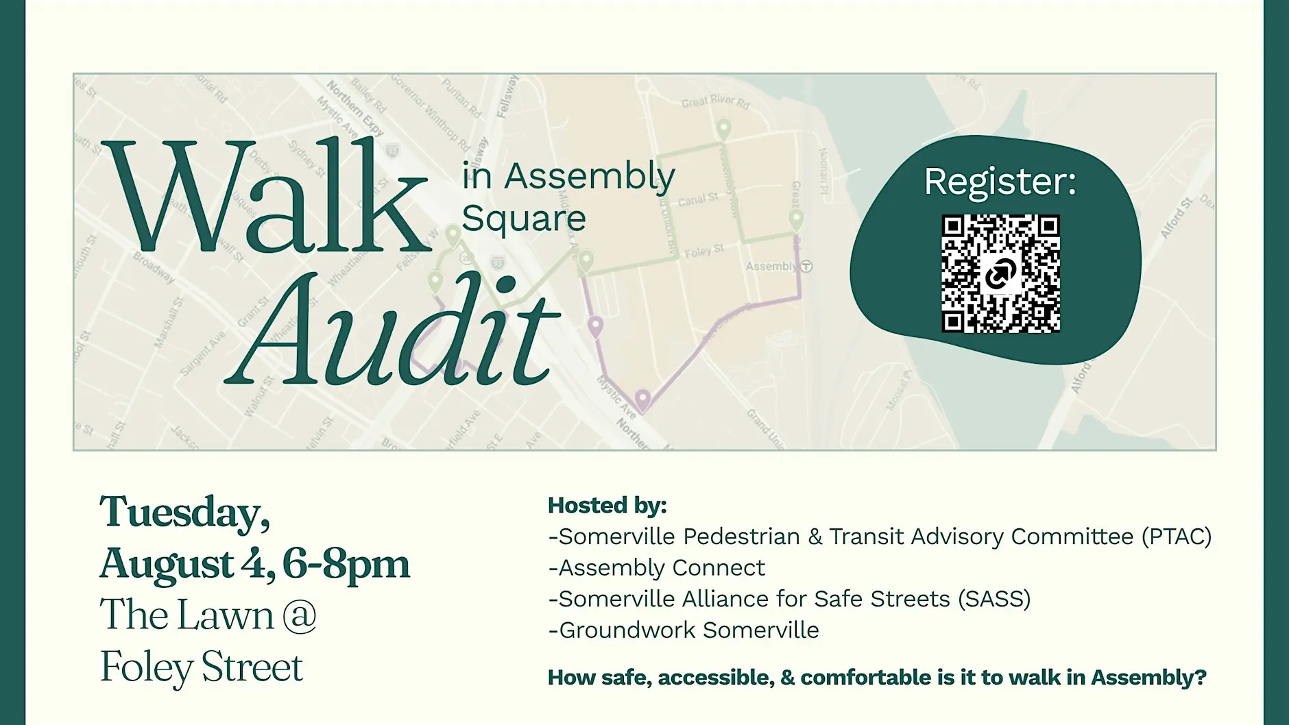 Walk Audit in Assembly Square